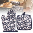 thumbnail image 1 of Dusknt Heat Gloves, Microwave Safe Oven Gloves, Grill Heat Mitts - Non‑Slip Heat Resistant Kitchen Oven Gloves for Pot Handling Cooking Camping & Daily Kitchen Use, 1 of 10