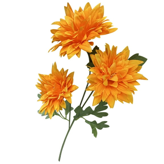 Dusknt Household Imitation Clearance! Artificial Flowers, Artificial Flower Orange, Artificial Flowers*2
