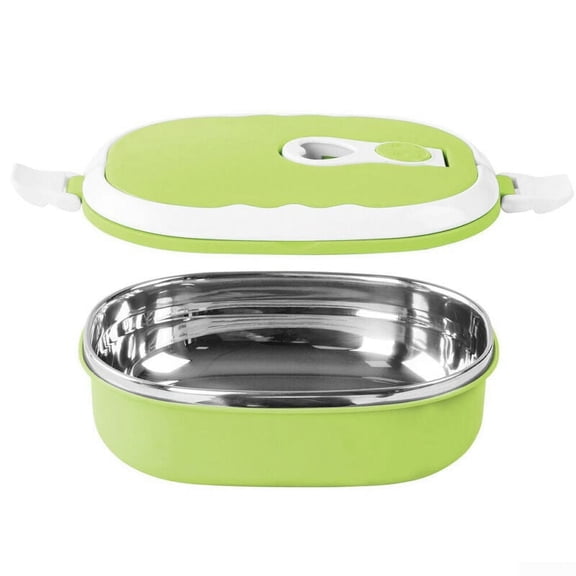 Dusknt Insulated Lunch Box, Stainless Steel Food Container Single Layer Leak Proof Thermal Lunch Box Portle Keep Warm Box Plastic Lid Student Ofice Outdoor Meal Storage Box