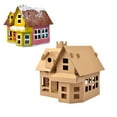thumbnail image 1 of Dusknt Interactive Handmade Diy Assembly Kit Paper Creative House Shape Diy Assembly Accessories for Children， Ornament, 1 of 9