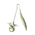 thumbnail image 1 of Dusknt Luminous Bookmarks 3D Cartoon Animal Bookmarks Weird Bookmarks Silver Flying Dragon, Luminous Bookmarks Stereo Cartoon Animal Bookmark Wacky Bookmark Student Gift, 1 of 9
