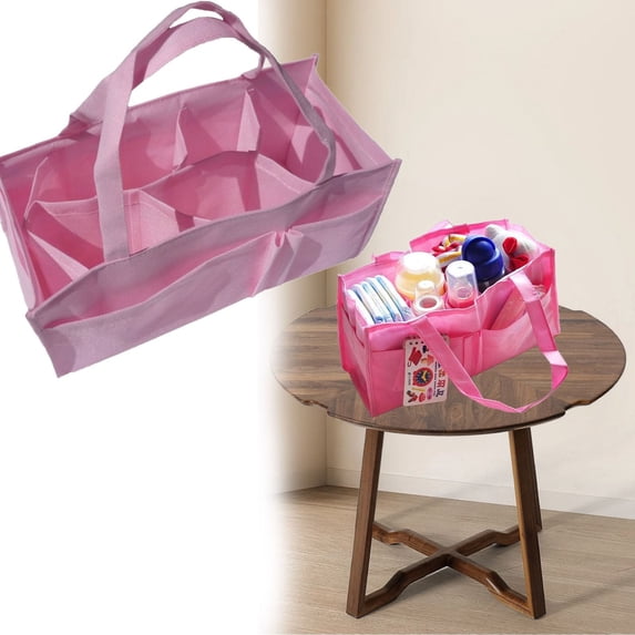 Dusknt Maternity Handbag – Multi Pocket Non Woven Fric Mother Bag Portle Large Capacity Waterproof Washle Nappy Organizer Tote for Outdoor Travel Picnic Essentials Storage