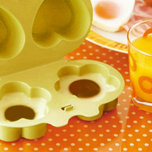 Dusknt Microwave Egg Steamer (Flowers + Love) E-Gg Poacher Microwave E-Gg Cooker Love Heart Flower Shaper Mould E-Gg Poacher Cooking Tools Kitchen Gadget, Cooking Molds Clearance Sale!