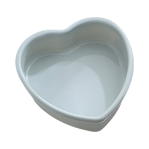 Dusknt Multi-Purpose Rainbow Cake Mold Silicone Round Heart Shaped Layered Cake Baking Pan - Blue 10 Inch, Multi-Purpose Cake Mold Silicone Round Love Heart-Shaped Layered Cake Pan