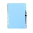 thumbnail image 1 of Dusknt Notebook Blue, Office&Craft&Stationery,A5 Student Notebook with Pen Pp Loose Business Notebook for Homework and Pen20Ml, 1 of 9