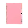 thumbnail image 1 of Dusknt Notebook Pink, Office&Craft&Stationery,A5 Student Notebook with Pen Pp Loose Business Notebook for Homework and Pen20Ml, 1 of 9