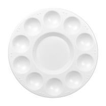 Dusknt Office Cabinet, Clearance! 4-Pack Watercolor Palette Washable Painting Children's Paint Tray Paint Holder - 4Pc, 4Pcs Color Palette (One Each of White, Pink, Blue and Green)