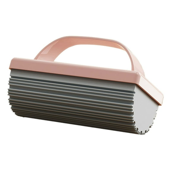 Dusknt Pink Mini Mop, Mop Cloth,Portable Mop Handheld Mop | Small Areas Cleaning Mop Sponge Mop Absorbent Mop Ceramic Floor Cleaning Tool for Kitchen Bathroom Living Room