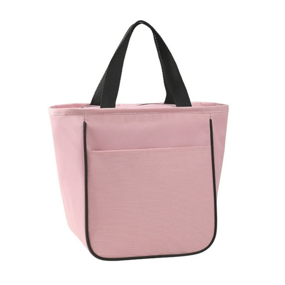 Dusknt Pink Portable Lunch Bag, Lunch Bag,Lunch Bag for Men&Women Insulated Lunch Box Large Lunch Tote Bag Reusable Adult Lunch Bags