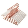 thumbnail image 1 of Dusknt Plastic Hangers Clearance Sale! Children's Clothes Hangers 10 Pieces Pink 10 Hangers for Children's Clothes, Increasing, Space Saving, Non-Slip, for Babies, 10X Clothes Hanger, 1 of 1
