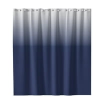 Dusknt Polyester Shower Curtain Clearance! Shower Curtain, Shower Curtain Royal Blue Gradient, 1X Shower Curtain