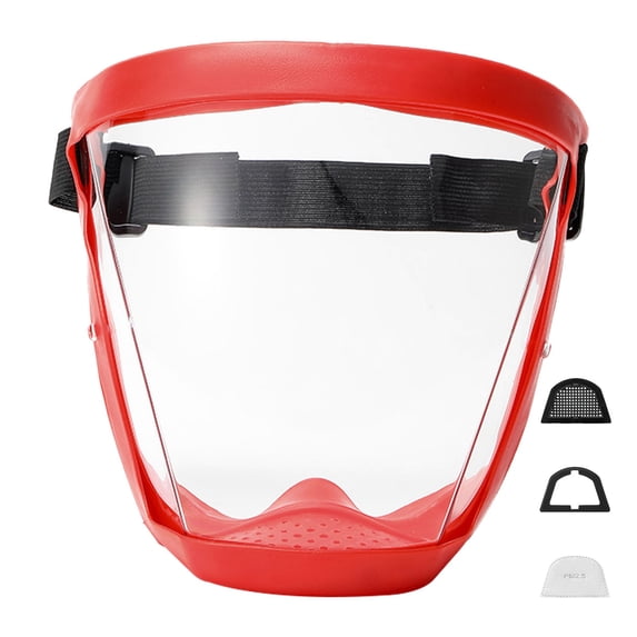 Dusknt Protective Mask Half Enclosed D, Office&Craft&Stationery,Protective Shield Anti Fog Adult Clear Shield Plastic