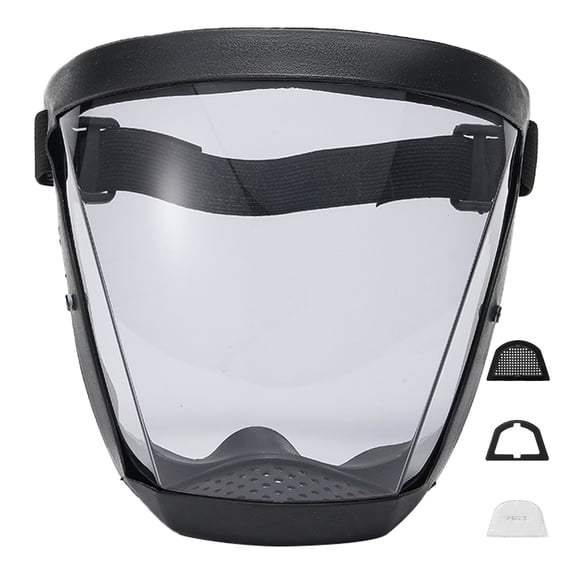 Dusknt Protective Mask Half Enclosed E, Office&Craft&Stationery,Protective Shield Anti Fog Adult Clear Shield Plastic