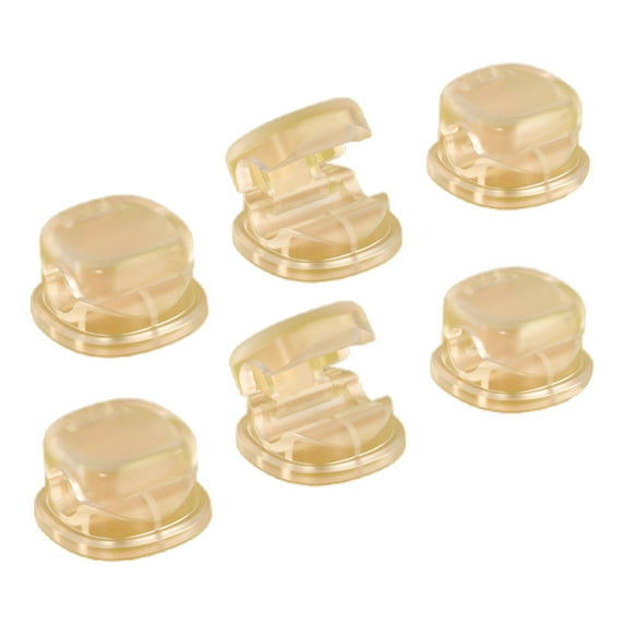 Dusknt Self-Adhesive Cable Organizer Transparent Yellow, Fixing Clip