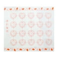 thumbnail image 1 of Dusknt Silicone Macaron Baking Mat Orange 29*26, Home & Garden,Placematnon-Stick Silicone Baking Mat Heat Resistant Liner Oven Sheet Macaron Cookie, 1 of 9