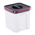 thumbnail image 1 of Dusknt Storage Tank B, Food Storage,Kitchen Pantry Airtight Seal Dry Storage with Lid Modular Stackable Square Clear Canister for Cereal Sugar Flour Snack Coffee Pasta Container, 1 of 5