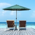 thumbnail image 1 of Dusknt Terrace Swing Sunshade Clearance Sale! Garden Patio Yard Beach Pool Market Table 6 Rib Umbrella Replacement Cover Umbrella Sunshade Green Diameter 2M, 1× Umbrella Cloth, 1 of 5