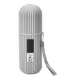 thumbnail image 1 of Dusknt Toothbrush Cup Gray, Glass&Bottle,Portable Toothpaste Toothbrush Holder Case Travel Camping Storage Box Mouthwash Cup Set Toothjar Large Toothpaste Tube Toothware, 1 of 9