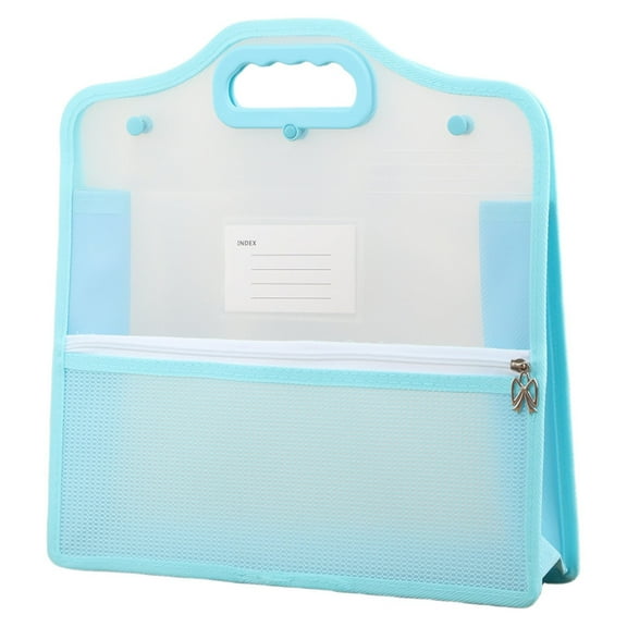 Dusknt Transparent Waterproof Storage Document Bag A, Office&Craft&Stationery,File Folders File Organizer with Labels Expanding File Vertical with Portable Receipt Document Organizer for School