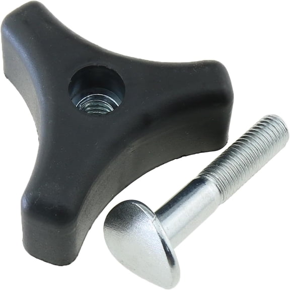 Dusknt Universal Lawn Mower Handle Bolts Knob Nuts, Triangular Handle Fastening Screw Fixing Replacement Parts for Most Lawn Mower