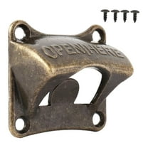 Dusknt Wall-Mounted Bottle Opener A, Bottle&Can Openers,Wall Mounted with Screws Beer Wall Mount Wine Metal Outddor and Indoor