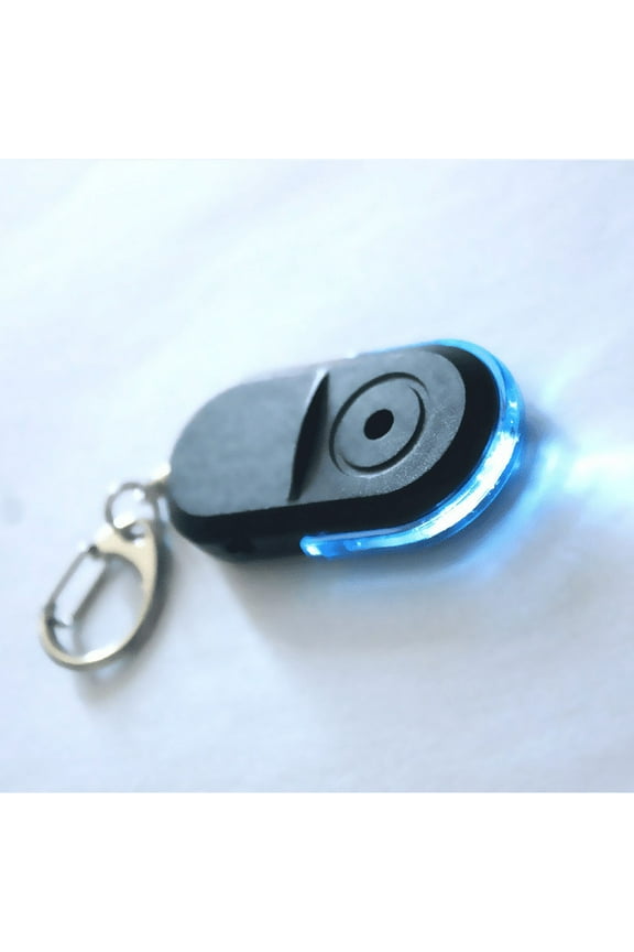 Whistle Finder for Elderly Anti-Lost Alarm Key Decoration Light-Green Light-With Whistle, Whistle Lost Key Finder Flashing Beeping Locator Remote Sonic Keychain Led