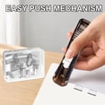 thumbnail image 1 of Dusknt Zip Clip for Paper, Reusable Clip Stapler, No Hole Paper Binding Tool, Handheld Push Clam Clip Dispenser for Documents Studant Test Papers, 1 of 9
