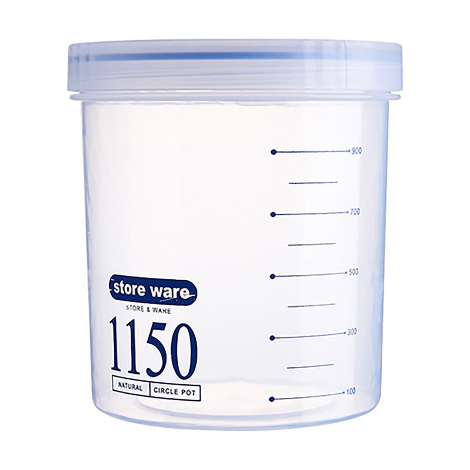 Dusknt a Storage Big sale Round Plastic Sealed Jar Storage Jar Kitchen