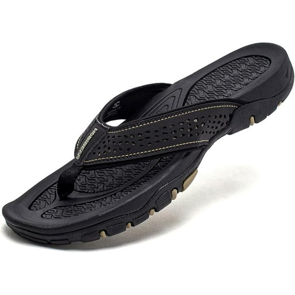 Dusky Shark Mens Thong Sandals Indoor and Outdoor Beach Flip Flop