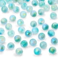 thumbnail image 1 of Duslogis 100PCS Glass Marbles Bulk, for Kids Marble Run Games, Vase Fillers, Blue, 1 of 6