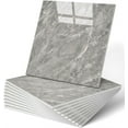 thumbnail image 1 of Duslogis 12pcs Peel and Paste Tile Shower Waterproof Marble Tiles Wall Panels, 11.8"x11.8" Self-Adhesive Backsplash Tile, PET Wall Panels Shower Tiles for Home Bathroom, Living Room (Gray), 1 of 7