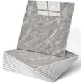 thumbnail image 1 of Duslogis 12pcs Peel and Paste Tile Shower Waterproof Marble Tiles Wall Panels, 11.8"x11.8" Self-Adhesive Backsplash Tile, PET Wall Panels Shower Tiles for Home Bathroom, Living Room (Gray), 1 of 7