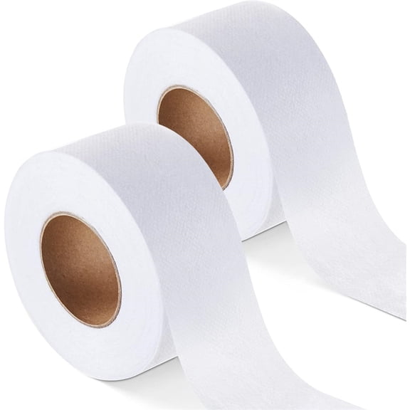 Duslogis 2 Rolls Fusible Batting Tape for Quilting White Seam Tape Fusible Sheer Tape for Art Quitting Batting Sewing (1.5 Inches x 20 Yard)