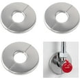 thumbnail image 1 of Artrylin 3 Pcs Escutcheon Plate Plumbing Cover Plates Wall Split Flange Stainless Steel Round Pipe Flange Faucet Flange Toilet Flange Escutcheon Ring Flange for 1.1 Inch Diameter Pipe, 1 of 7