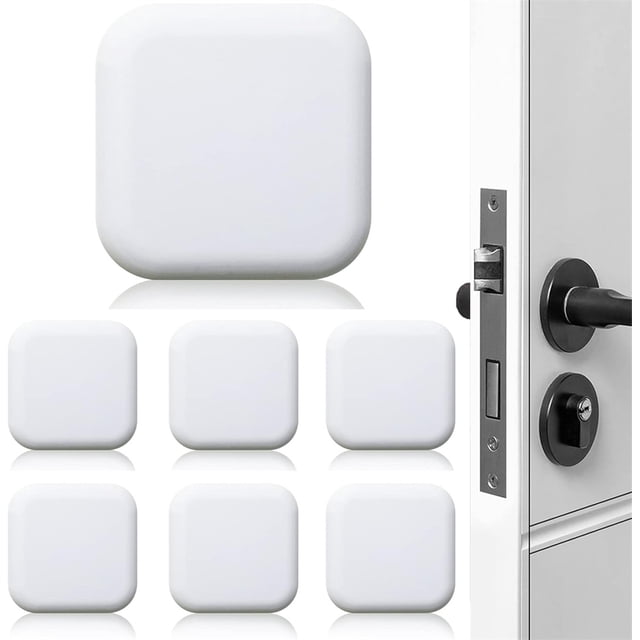 Duslogis 6 Pack Door Stoppers Wall Protector, Silicone Door Bumper ...