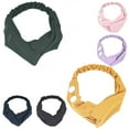 thumbnail image 1 of Artrylin 6 Pack Wide Headbands with Button for Mask Women Nurses Headband No Slip Elastic Ear Protection Men Doctors Hairband Knotted Sport Sweatband Head Bands for Protect Ear, Random Color, 1 of 6