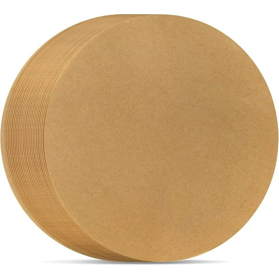 Duslogis 8 Inch Parchment Paper Rounds, 100PCS Unbleached Round Parchment Paper for Baking, Precut Parchment Rounds for Round Cake Pans, Round Baking Sheets, Springform Pan