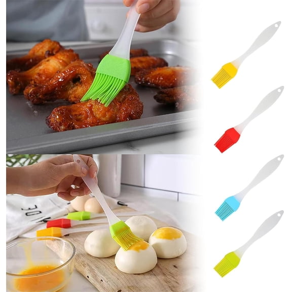 Duslogis Basting Brush, Basting Brushes Grill Kitchen Silicone Pastry Cooking Brushs & BBQ Basting Brush, Varying Bright Color - Best Kitchen Gadget