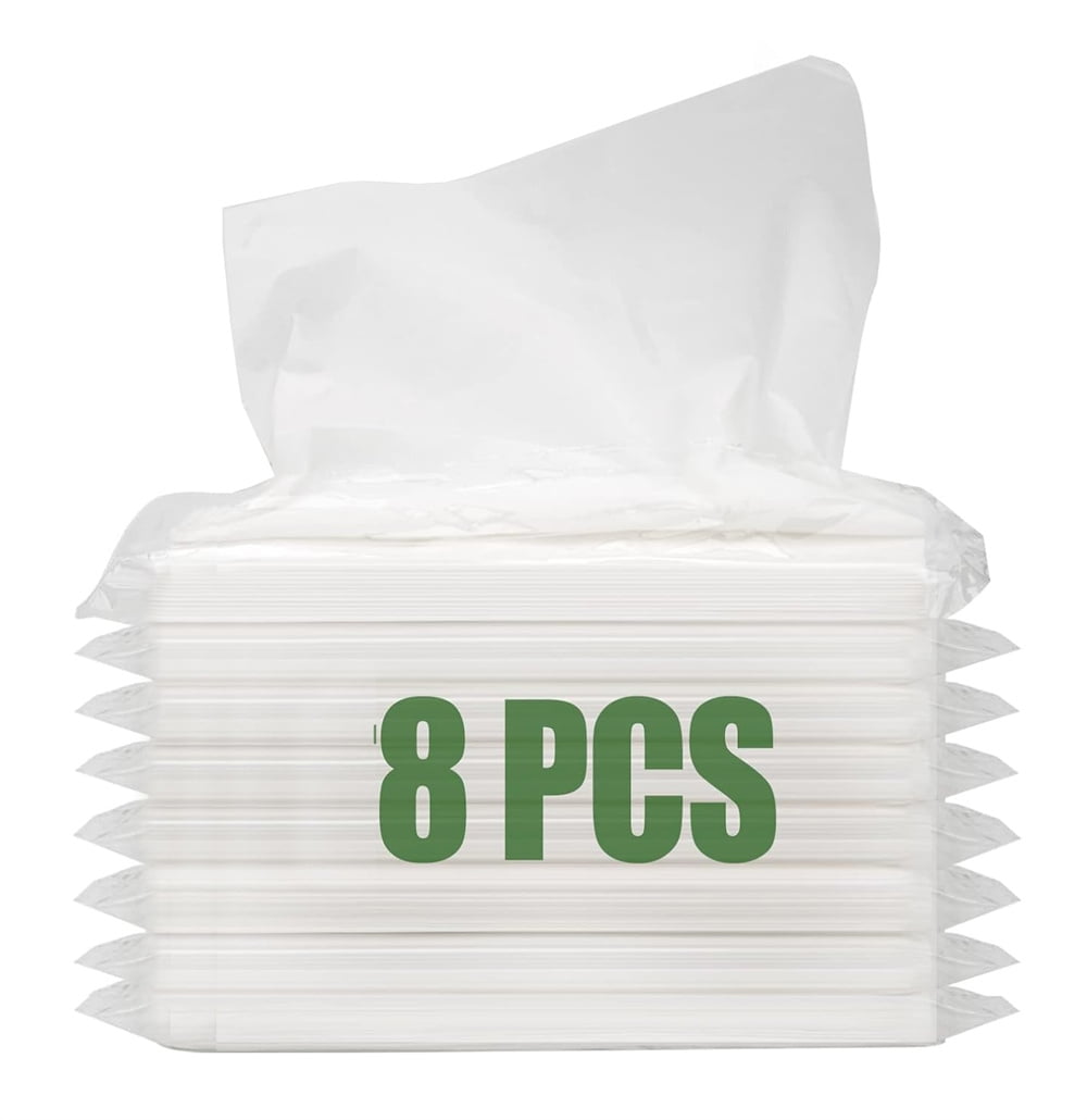Duslogis Car Tissue Refill,8 Packs Car Visor Tissue Holder Refills, Car sunshade tissue box filler,Facial Napkin Case Refills, Super Soft Car Travel Tissues, 240 Sheets in Total