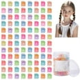 thumbnail image 1 of Duslogis Cute Mini Hair Claw Clips for Women,100Pcs Tiny Hair Clips for Thin Fine Hair Mixed Color Hair Clips Strong Grip Hair Accessories, 1 of 7