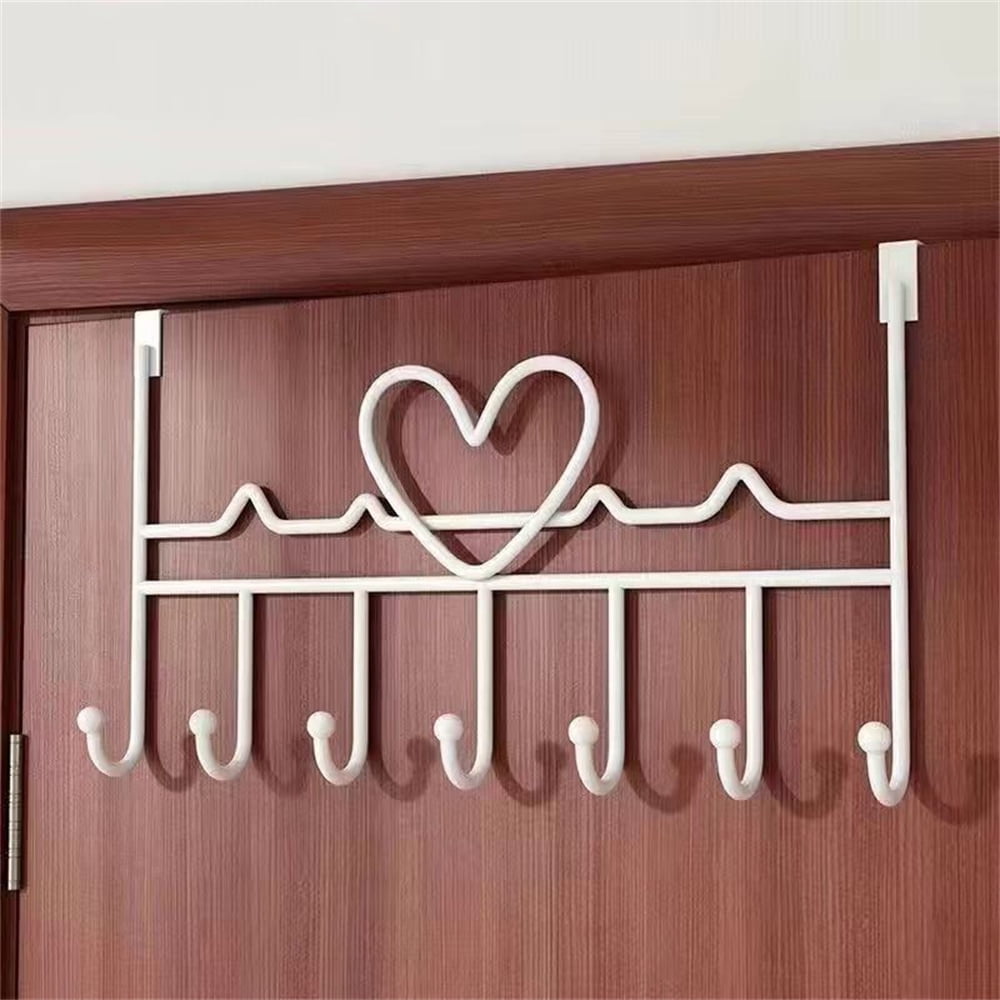 Bath Robe Hanger Rack Duslogis Large Metal Over The Door Hook Rack: Towel, Coat Hanger for ...