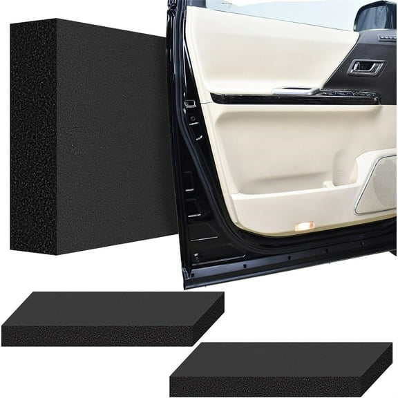 Duslogis Garage Wall Protector 2 Pack Car Door Corner Edge Waterproof Bumper Guard Protector High Density Self Adhesive Foam Pad for Parking Vehicle 11.8" x 3.9" x 1.18"
