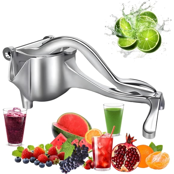 Duslogis Hand Juicer Squeezer Aluminum Lemon Squeezer Citrus Juicer Hand Press Heavy Duty Manual Squeeze Extractor Tool for Pressing Pomegranates, Citrus, Oranges, and other Fruits