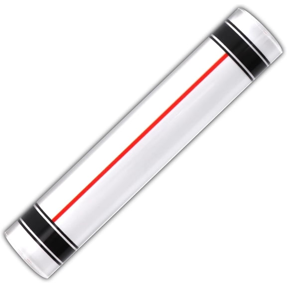 Duslogis Magnifying Ruler with Guiding Line and Magnet, 6 Inch Magnifier Mahjong Finder for Reading Small Prints, Bible, Books, Instructions, Cross Stitch Patterns and Card Games (Red Line)