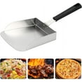 thumbnail image 1 of Duslogis Metal Spatula, Heavy Duty Stainless Steel Griddle Burger Spatula Barbecue Hamburger Turner Grilling BBQ Griddle Accessories Smash Burgers Food Mover for Stir Fry Cook and Move Food, 1 of 7