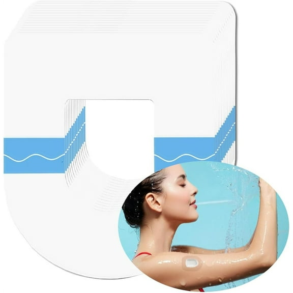 Duslogis Omnipod 5 Overpatches, 50 Pack Omnipod 5 Adhesive Patches Waterproof Transparent Tape Stickers Pod Pals Overlay for Omnipod Accessories Long Lasting