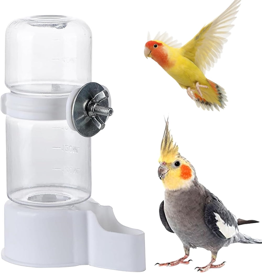 Curated visual reference: Falling Water Fountain Parrot Cage Reference: Duslogis Pet Bird Automatic Water Dispenser Bird Cage Hanging Drinking