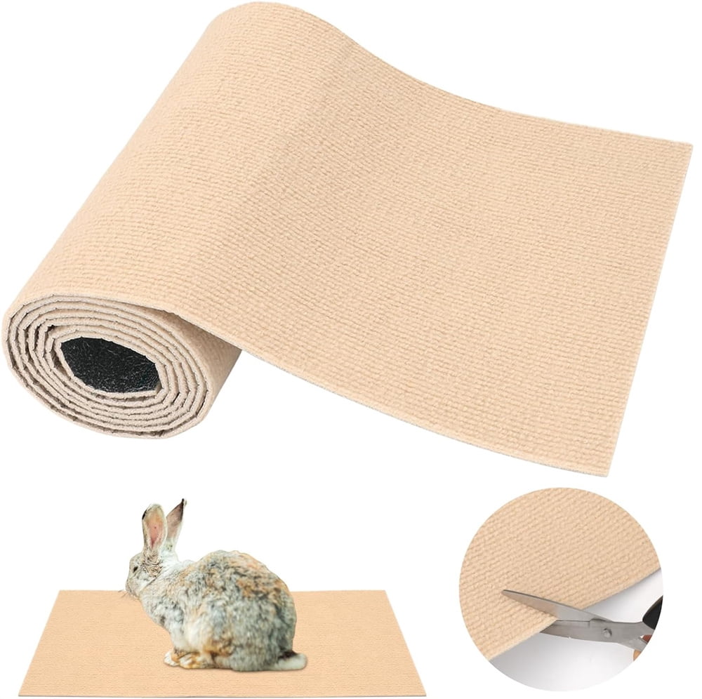 Soft Mat For Rabbit Duslogis Rabbit Scratch Mat 12 Inch X 6.56 ft Self Adhesive Bunny ...