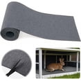 thumbnail image 1 of Duslogis Rabbit Scratch Mat 6.56 ft Self Adhesive Bunny Scratching Pad Cuttable Rabbit Cage Liner for Claws and Teeth Care Cat Guinea Pig Small Animal Chewing Sleeping Nesting Rug (Gray), 1 of 7