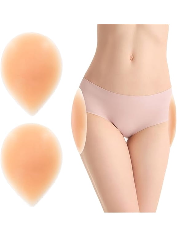Duslogis Silicone Hip Pads Adhesive for Women - Reusable Butt Lift Enhancer Pads, Sticky Buttocks Enhancer(2 Pieces)